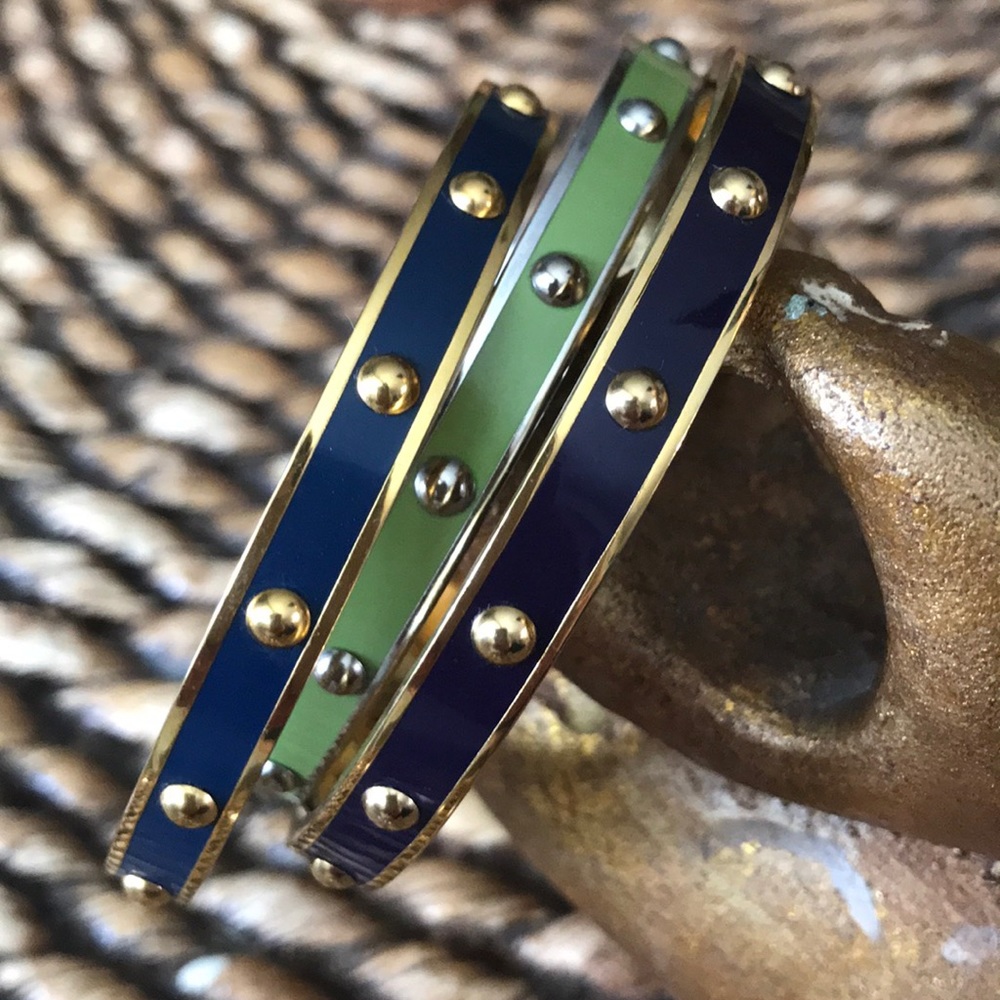 Set of 3 Coach Bangles
